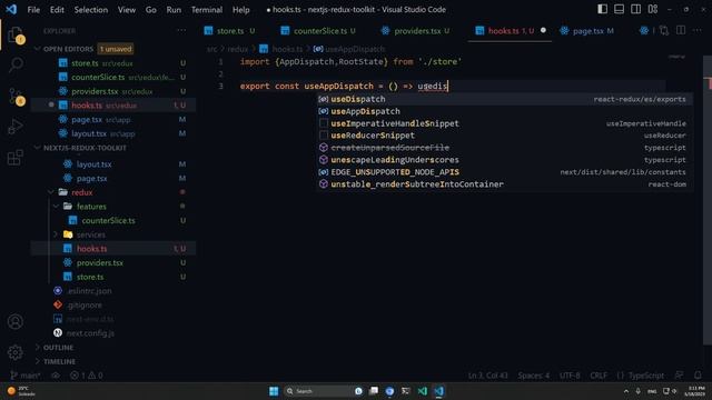 Nextjs Redux Toolkit y Typescript - Ejemplo Practico desde cero смотреть онлайн
