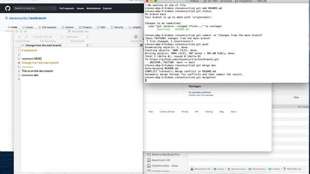 Git: Branches смотреть онлайн