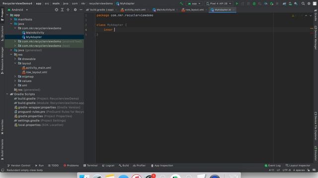 RecyclerView using Viewbinding смотреть онлайн