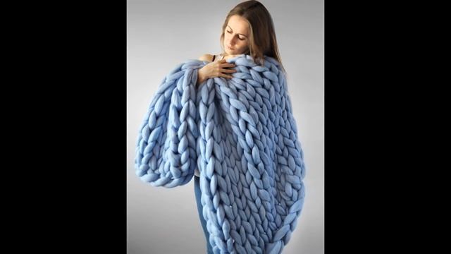 Самые красивые теплые пледы из шерсти Мериноса смотреть онлайн