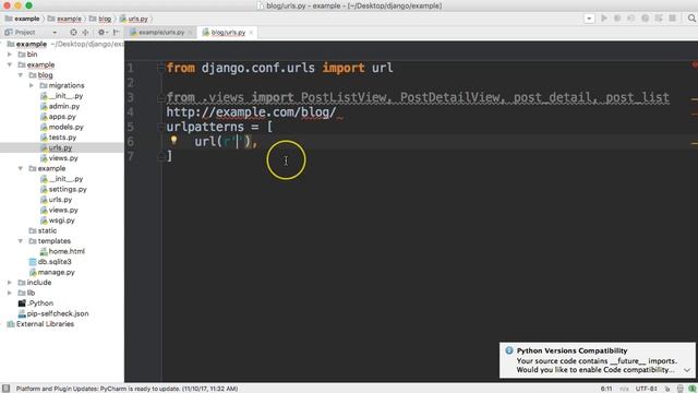 How To Django: Blog Application - Build Our URLS py File смотреть онлайн