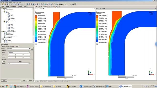 Работа 1. Знакомство с Ansys Fluent. Часть 9. Обработка результатов 2 (Колмакова Д.А.) смотреть онлайн