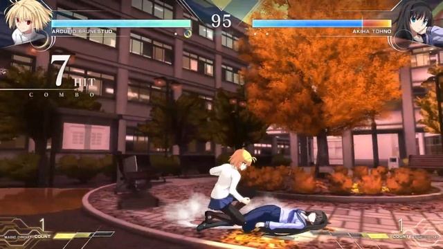 MELTY BLOOD TYPE LUMINA Gameplay - Walkthrough Part 1 Playthrough смотреть онлайн