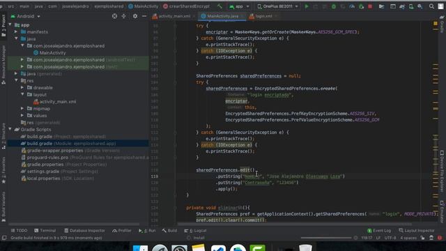 SharedPreferences y EncryptedSharedPreferences | Android Studio смотреть онлайн