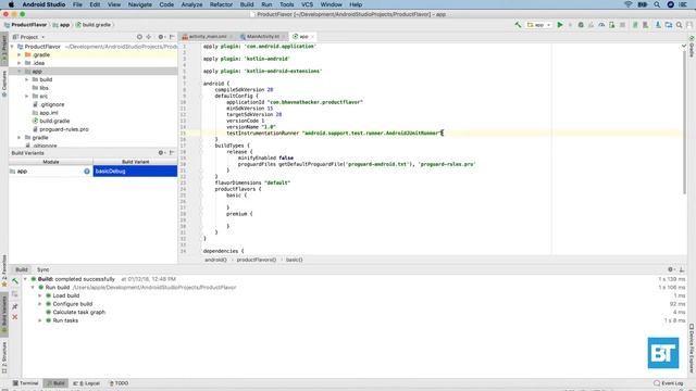 Product Flavors & Build Variants in Android: Introduction : Android Development Tutorial смотреть онлайн