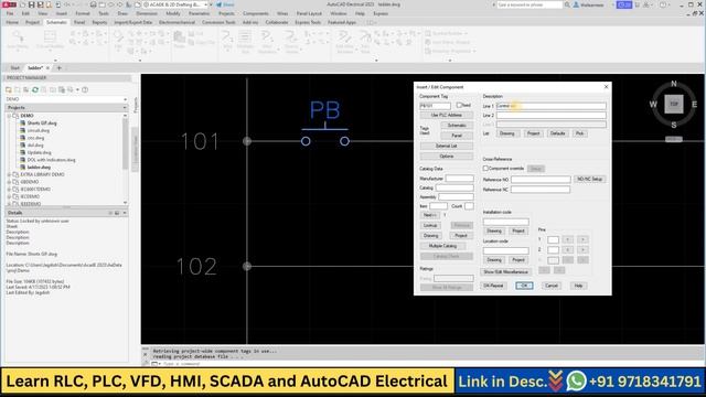 AutoCAD Electrical 2023 | Insert Ladder | Learn EEE смотреть онлайн