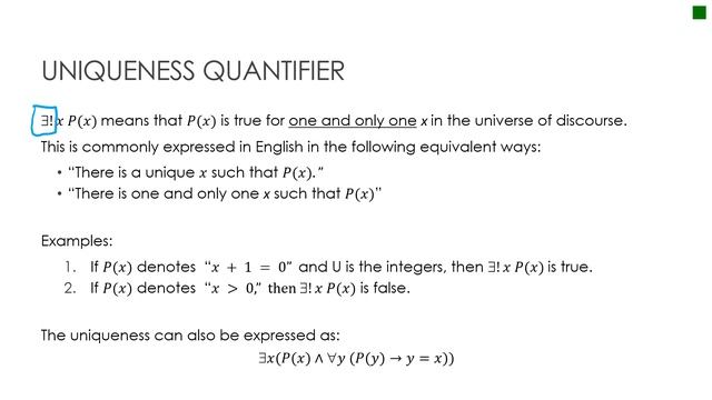Discrete Math 1.4 Predicates and Quantifiers смотреть онлайн
