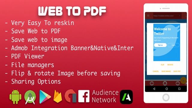 Web to PDF Converter With Admob , Facebook Network ads and Startapp 2018 | Codecanyon Scripts and смотреть онлайн
