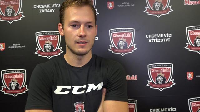 Marek Mazanec po utkání Mountfield HK vs. HC Spartak Moskva 1:2sn смотреть онлайн