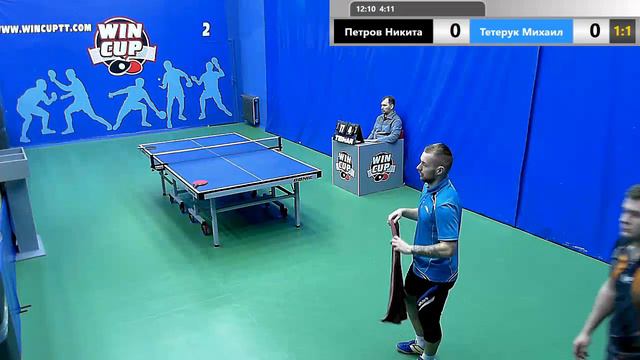 Петров Никита 1-3 Тетерук Михаил 20.04.2019 Зал № 2 Турнир WIN CUP смотреть онлайн