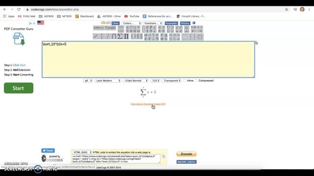 codecogs.com смотреть онлайн