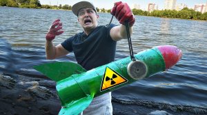 Эту опасную жуткую находку мы подняли на магнитной рыбалке, а там...