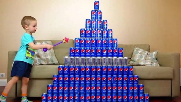 Bad Baby ПЕПСИ ЧЕЛЛЕНДЖ! AMAZING PEPSI CHALLENGE!