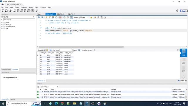 SQL Class 1 - Where,And,Or,Like,count,distinct,concat смотреть онлайн