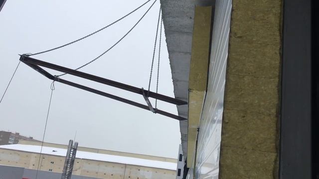 Монтаж сэндвич панелей под козырёк. смотреть онлайн