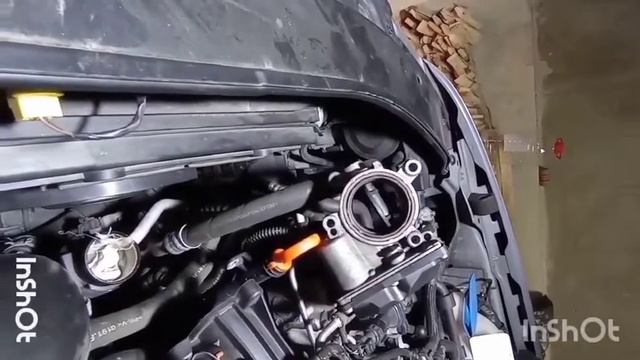 Skoda Superb 2013р. 2,0 TDI CFFB Чистка дросельної заслонки