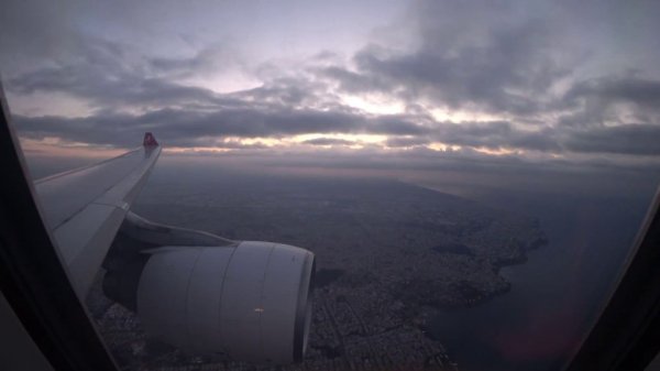 Заход на посадку в аэропорту Анталии на Аэробусe А-330 | Approach at Antalya airport by Airbus A-330