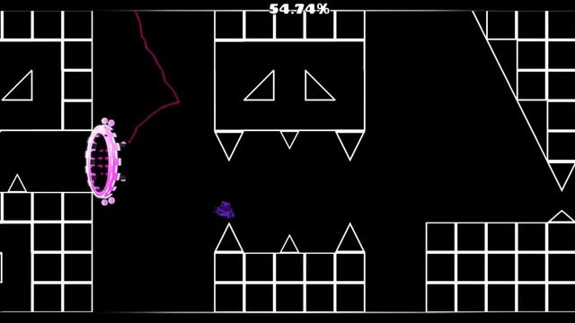 KOSMOS(КОСМОС) By spkgmd|impossible level|Geometry Dash смотреть онлайн