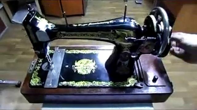 Швейная машинка Зингер 1911г после переборки. смотреть онлайн
