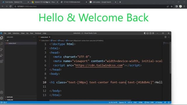 Tailwind CSS Typography |All about Text & Sizing #3 смотреть онлайн