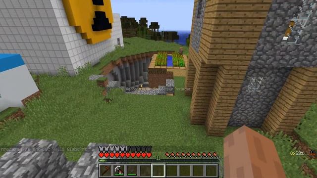 играю в майнкрафт в моей деревне! смотреть онлайн