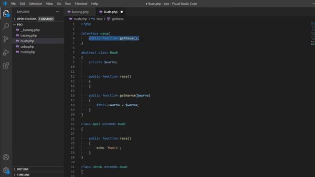 Abstract Class dan Interface pada PHP Object Oriented смотреть онлайн