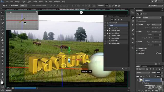 HOW TO CREATE 3D MODELS WITH PHOTOSHOP? VIDEO TUTORIAL