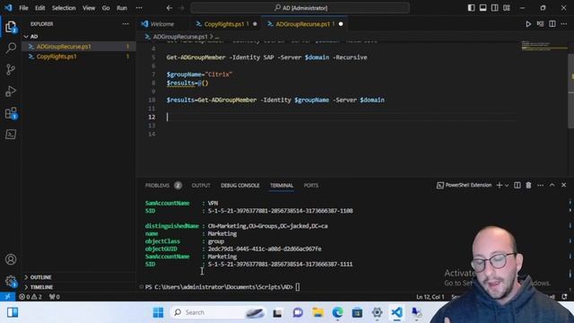 PowerShell Quick Tips : Active Directory - Get Nested Group Membership смотреть онлайн