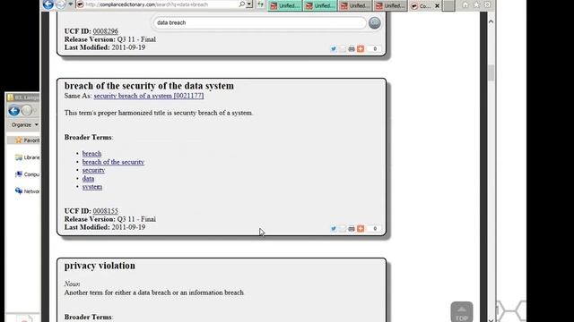 Unified Compliance Framework Training :: Spreadsheets смотреть онлайн