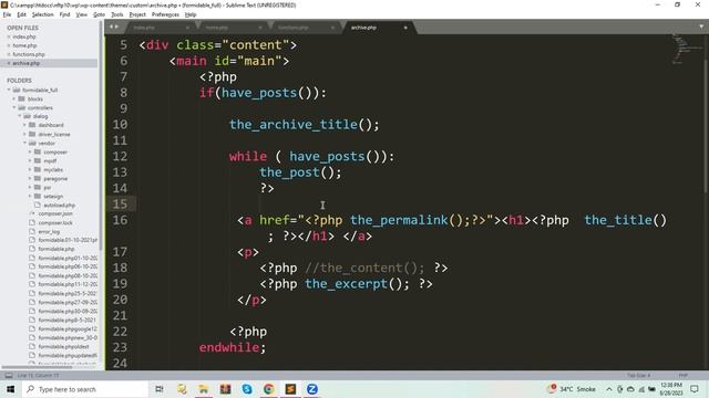 WordPress Archive Template and Snigle Post Template Custom Design смотреть онлайн