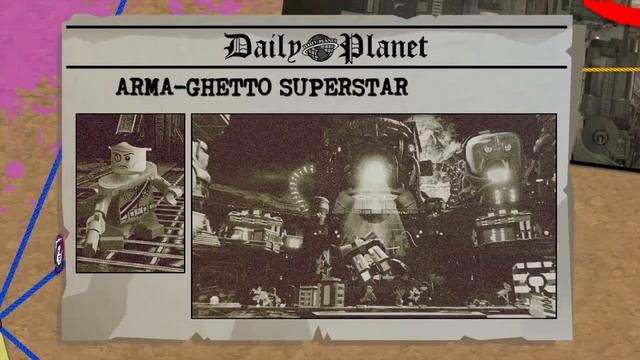 Party Hat Mode Red Brick in Level 19 Justice League 4 Arma-Ghetto Superstar, LEGO DC Super Villains смотреть онлайн