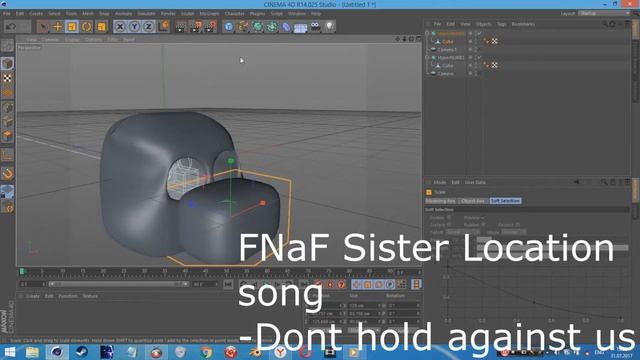 SPEED MODELING BONNIE PART 1 |C4D смотреть онлайн