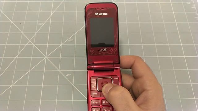 Samsung GT-E2530 La'Fleur Mobile Phone Menu Browse, Ringtones, Games, Wallpapers