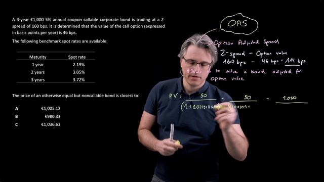 OAS - Option adjusted spread (for the @CFA Level 1 exam) смотреть онлайн