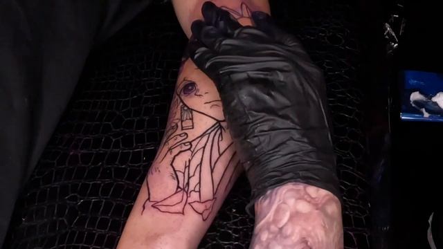 Tanjiro from Demon Slayer - Tattoo Time Lapse - 1 Hour смотреть онлайн