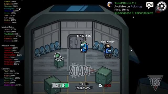 AMONG US TOWN OF US MOD! смотреть онлайн