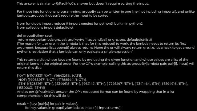 Python :Python group by(5solution) смотреть онлайн