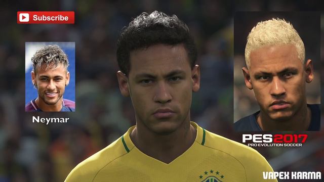 PES 2018 vs PES 2017 PSG Faces Comparison (Neymar, Mbappe, Dani Alves + more) смотреть онлайн