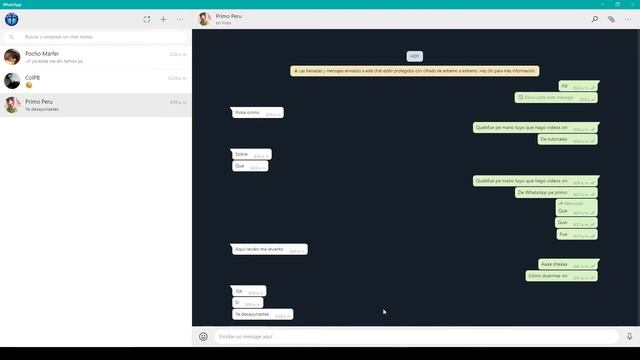 COMO ELIMINAR MENSAJES QUE MANDAMOS A OTROS USUARIOS  EN WHATSAPP PC 2020 Bien Fácil
