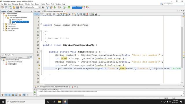 Java Swing Tutorial: 11. Pop-Ups (Message Pop-Up, Input Pop_up and Confirm Pop-Up) Tagalog. смотреть онлайн