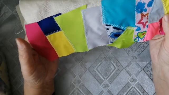 Шью фартук из отходов от пошива курток. смотреть онлайн