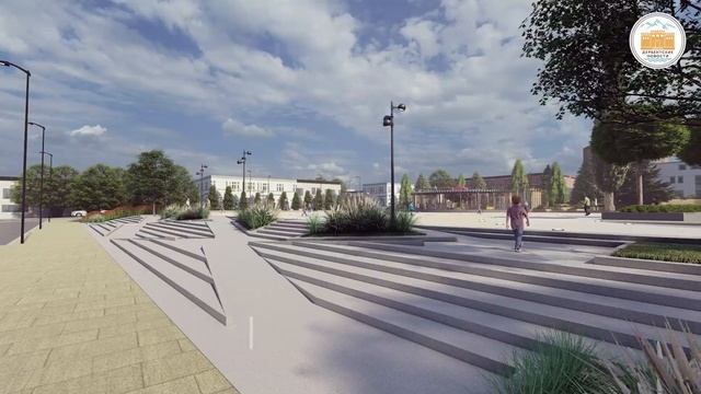 На городской площади Дербента началось комплексное благоустройство смотреть онлайн