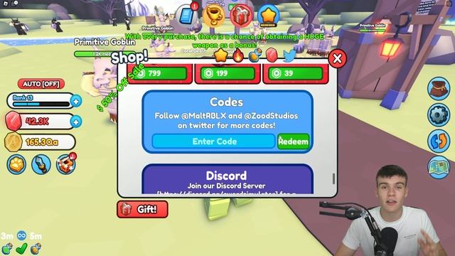 *NEW* ALL WORKING UPDATE 10 CODES FOR SWORD SIMULATOR! ROBLOX SWORD SIMULATOR CODES смотреть онлайн