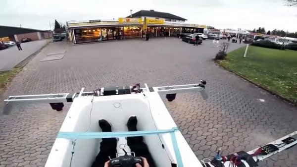 ШОК!Мужик сделал летающую ванну😱СМОТРЕТЬ ВСЕМ!!!