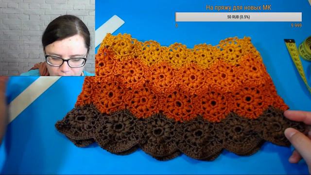 Юбка крючком Детская юбка крючком 2 ч. Crochet skirt Вяжем по схемам смотреть онлайн