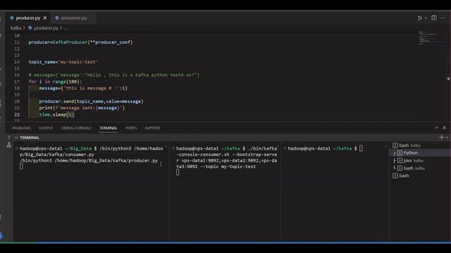 Apache Kafka Consumer with Python | kafka latest version | Kafka 3.1.0 смотреть онлайн