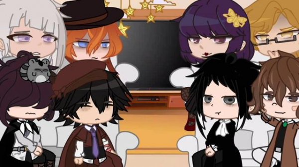 |Реакция BSD на шипы| Gacha Club | 2 часть | Nastik Meow