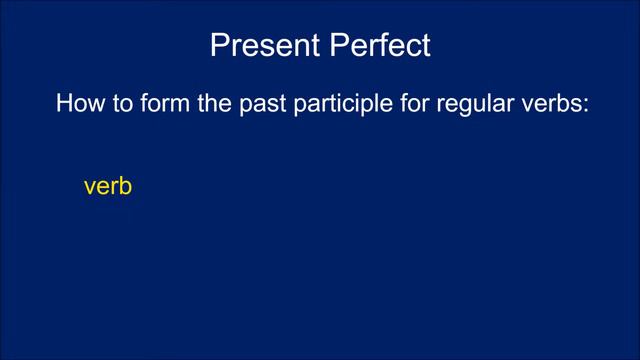 Present Perfect explained in English смотреть онлайн