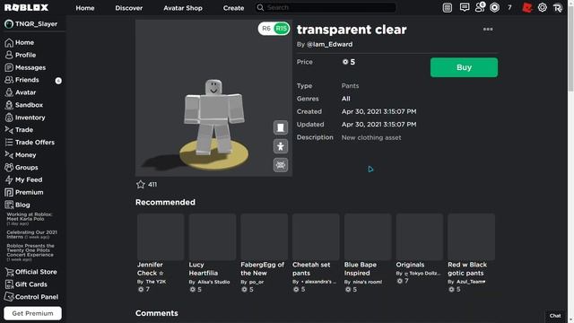 How To Remove Default Clothing - (2021) - Roblox Tutorial смотреть онлайн