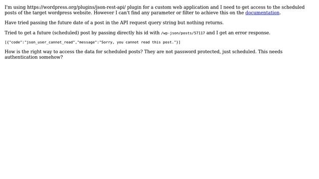 Wordpress: Return scheduled posts with WP REST API смотреть онлайн